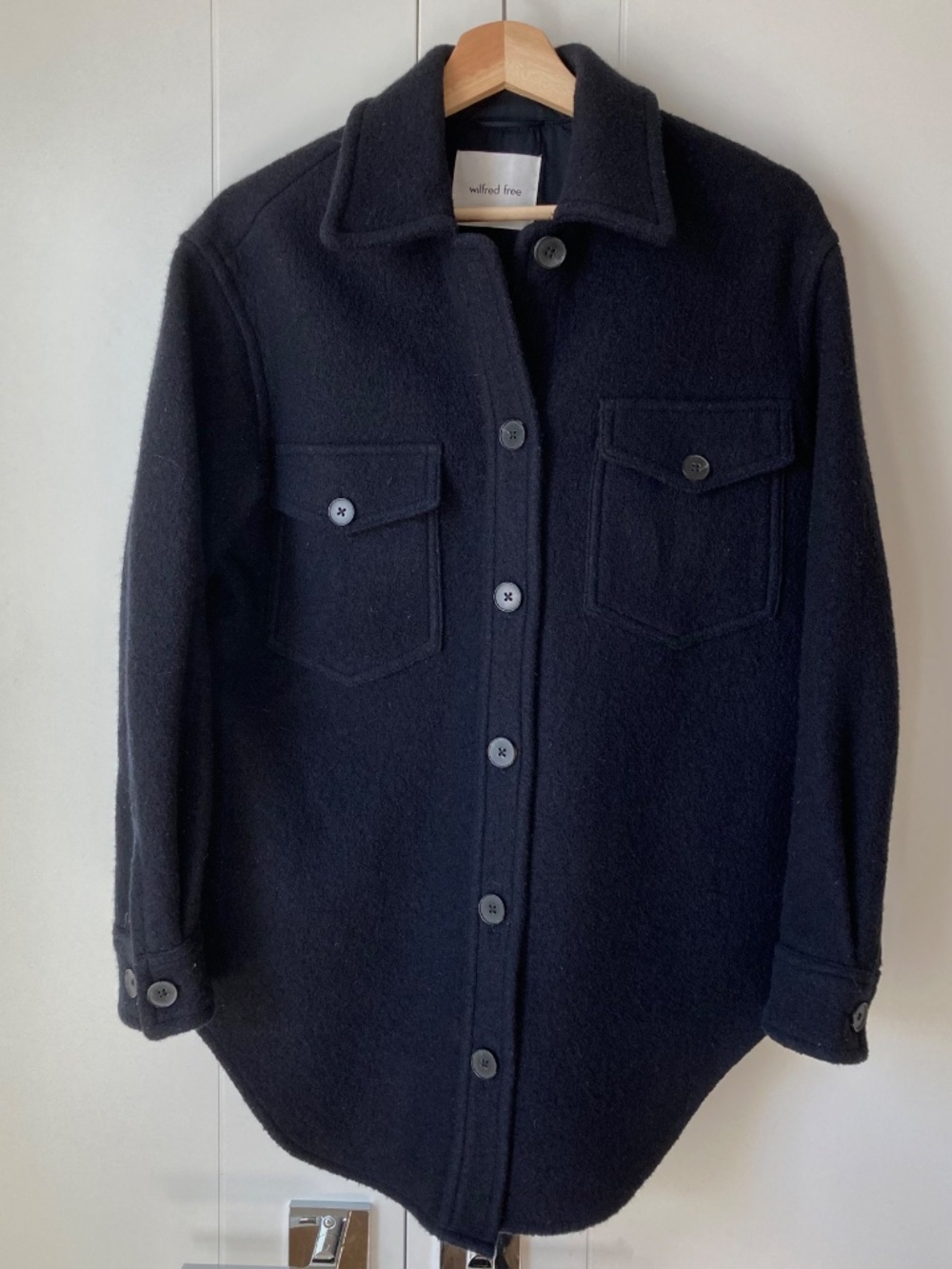Wilfred Free Ganna Merino Wool Shirt Jacket XS